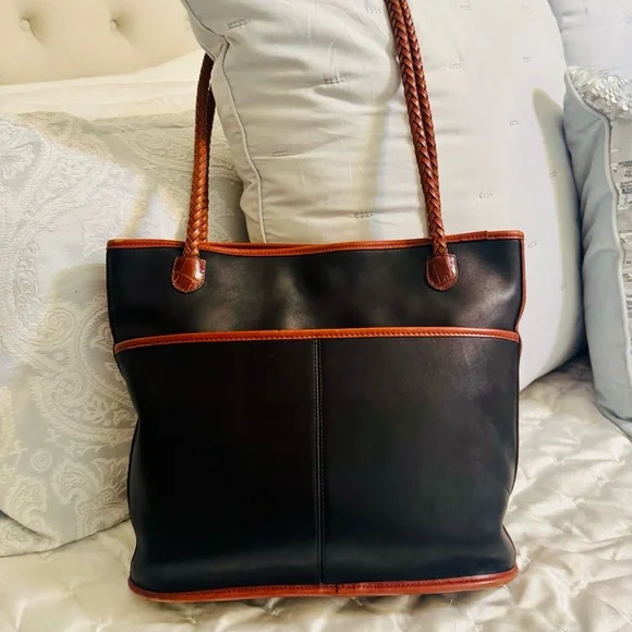 Brighton Black and Brown Tote Bag - Picture 6 of 16